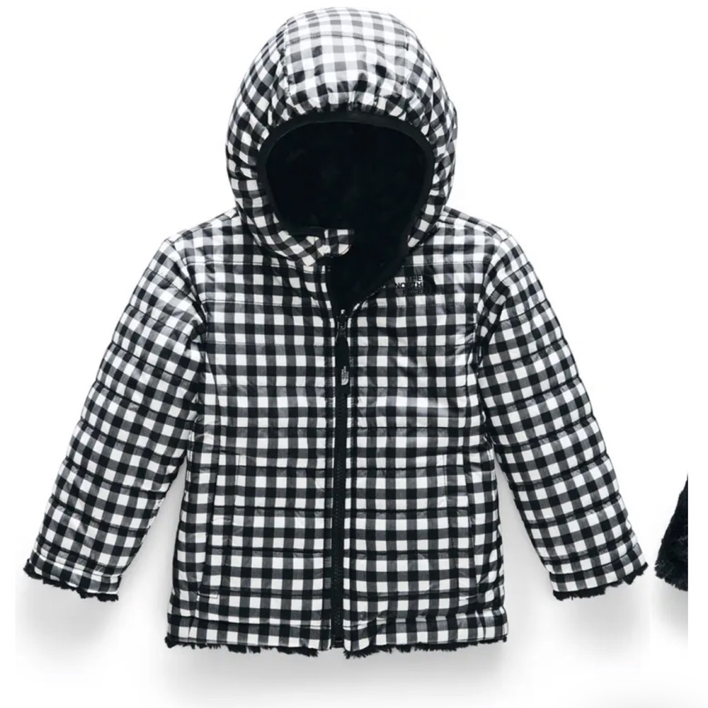 North face Toddler Girls Mossbud Swirl Reversible Water Repellent Jacket